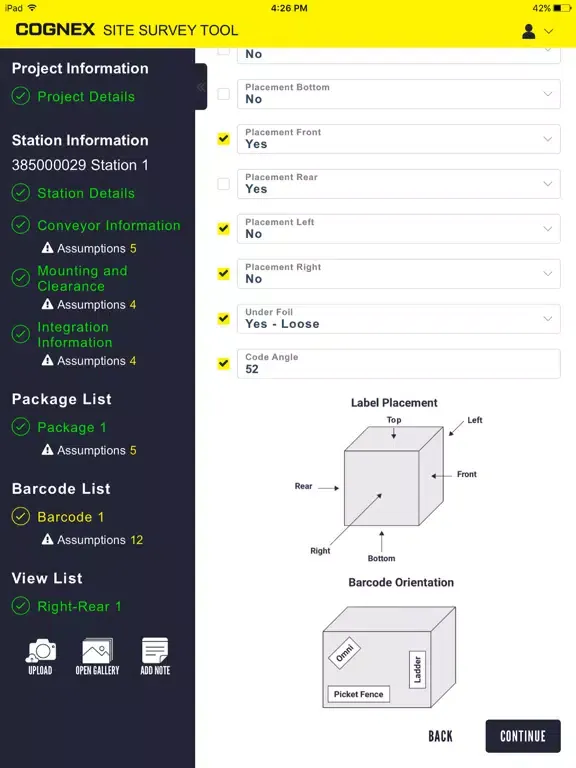 Cognex SST iPad  Screenshots
