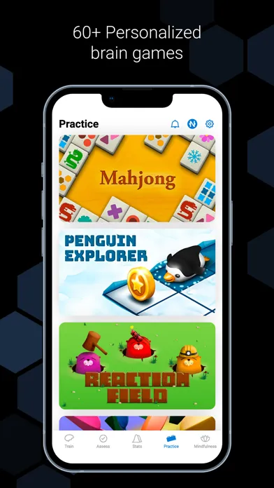 Tangkapan layar CogniFit - Brain Training