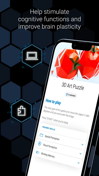 Tangkapan layar CogniFit - Brain Training