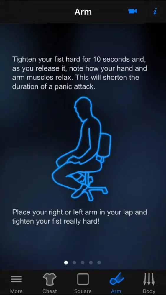 Tangkapan layar Panic Relief
