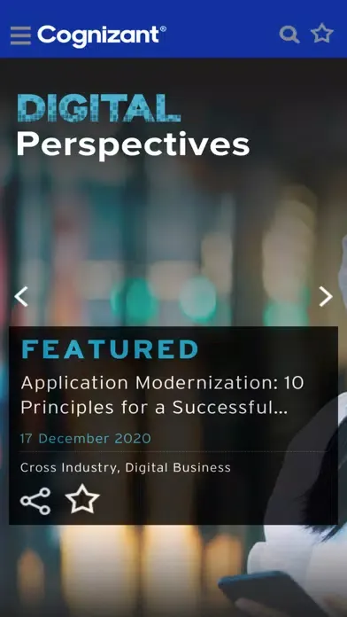 Cognizant Digital Perspectives سکرین شاٹس