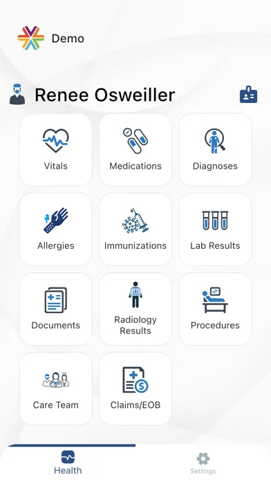 eSante MyHealth স্ক্রিনশট