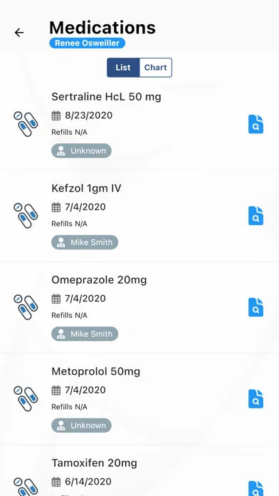 eSante MyHealth স্ক্রিনশট