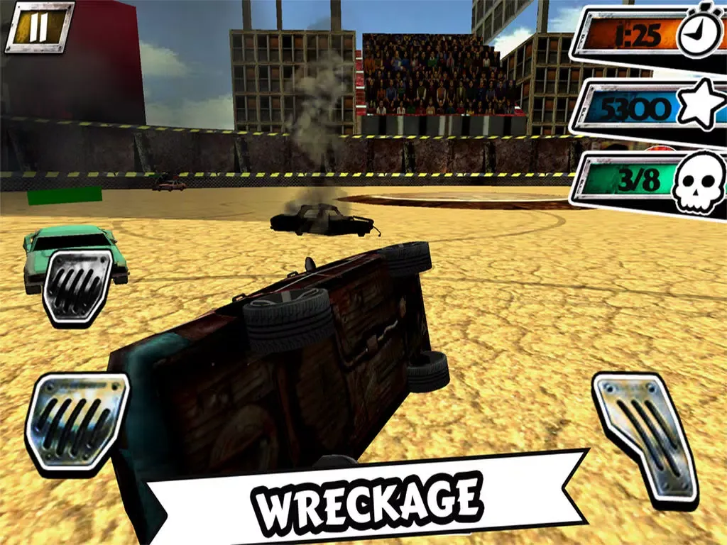 Zrzuty ekranu Total Smash - Extreme Cars Action iPad 