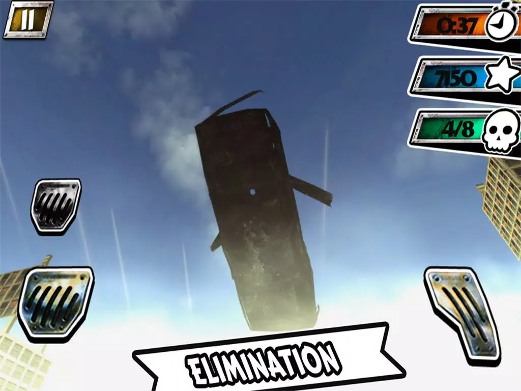 Zrzuty ekranu Total Smash - Extreme Cars Action iPad 