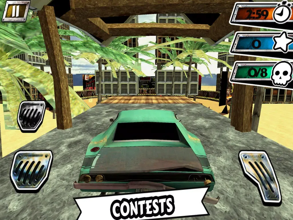 Zrzuty ekranu Total Smash - Extreme Cars Action iPad 