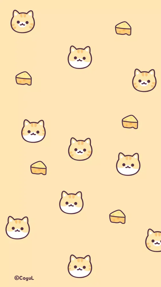 카카오톡 테마 - 치즈 냥이 패턴应用截图