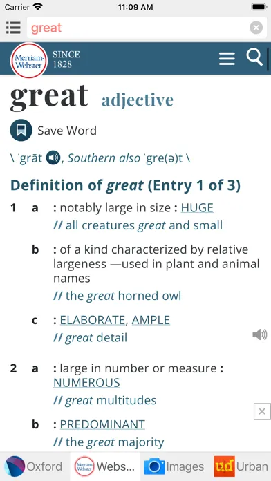 All English Dictionary Screenshots
