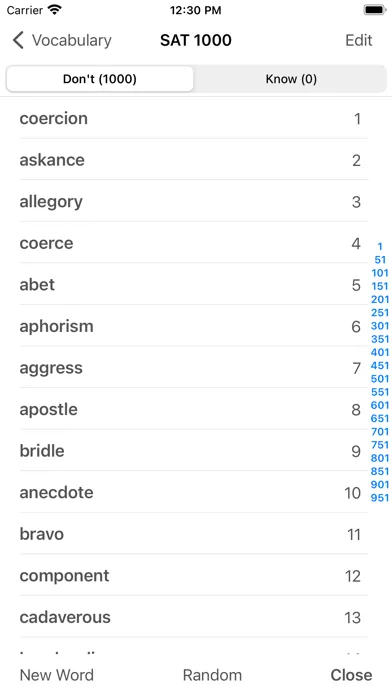 All English Dictionary Screenshots