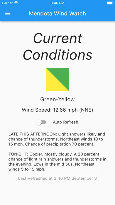 Capturas de pantalla de Mendota Wind Watch