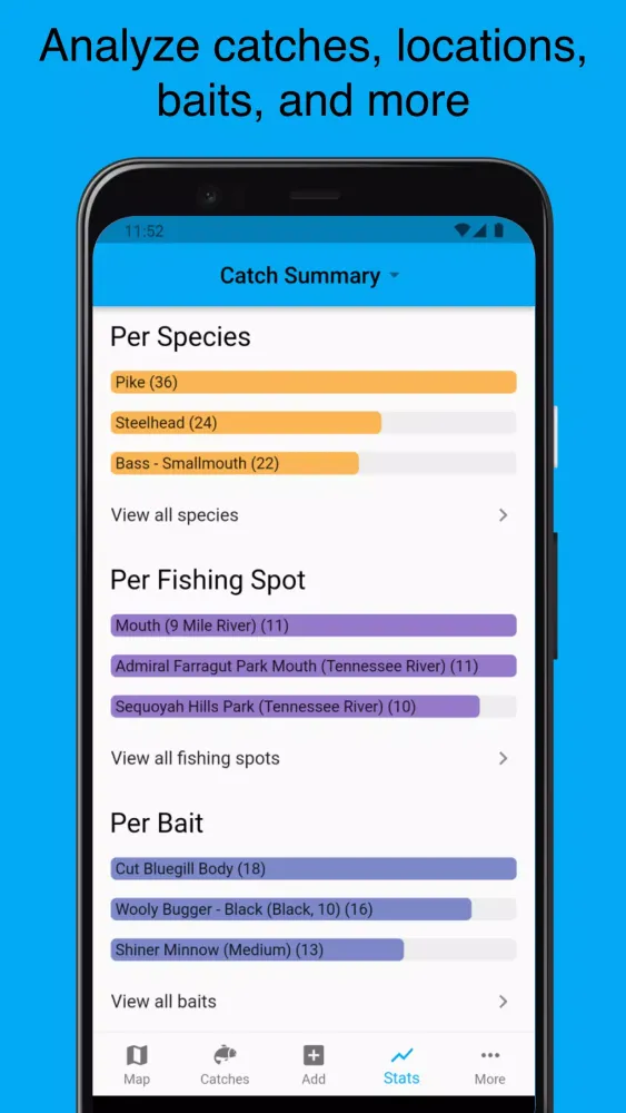 Anglers' Log - Fishing Journal应用截图