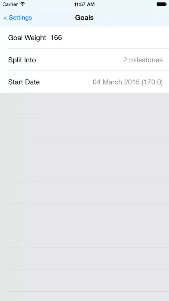 Tangkapan skrin WeightLink - Weight Loss Tracker App, connects to MIRA bluetooth scale