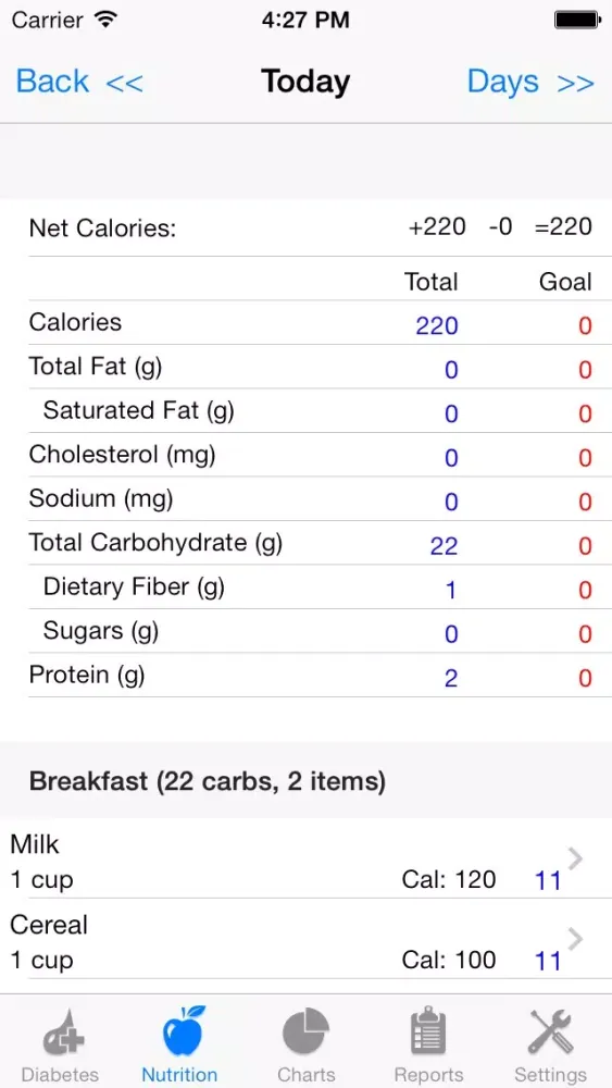 Tangkapan skrin Track3 Lite - Diabetes Planner, Diabetes Glucose Logbook, Diabetes Tracker, Carb Counter