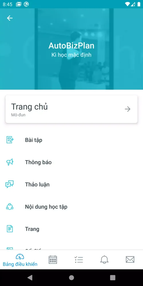 Screenshot di LMS Student Unifilaw