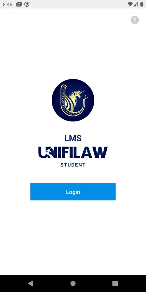 Screenshot di LMS Student Unifilaw