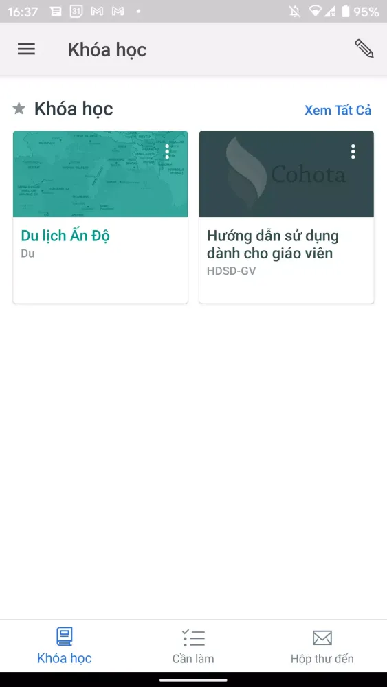 Captures d'écran de LMS Giáo Viên Sở GD-ĐT TPHCM
