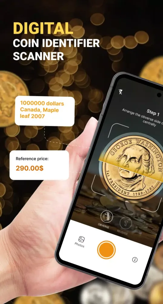 Coin Identifier Screenshots
