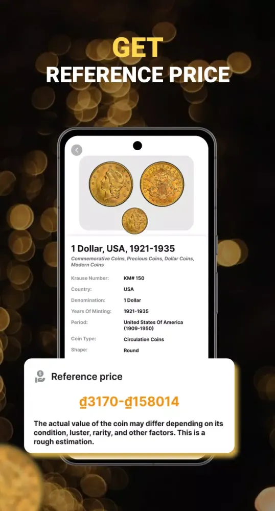 Coin Identifier Screenshots