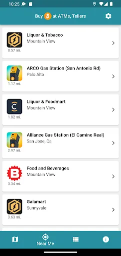 Bitcoin ATM Map – CoinATMRadar应用截图