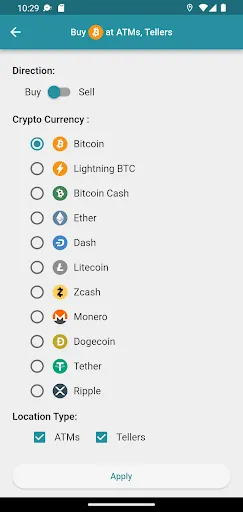Bitcoin ATM Map – CoinATMRadar应用截图