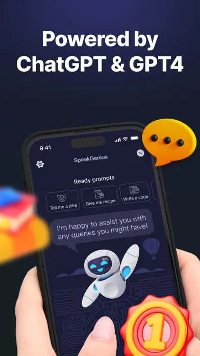 Tangkapan layar AI Chat Assistant • ChatAI Bot