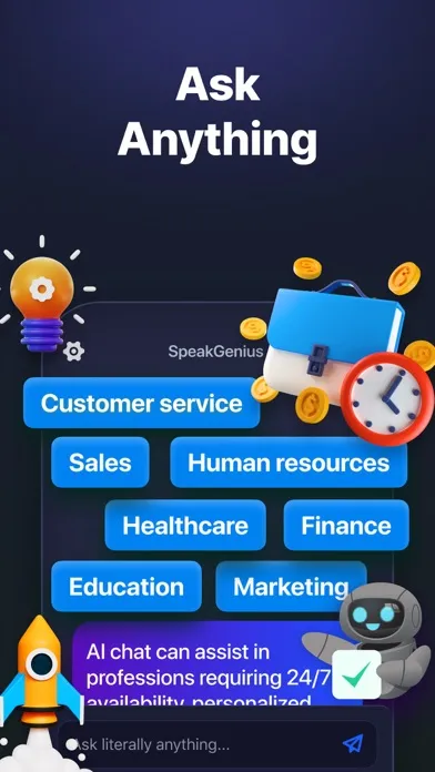 Tangkapan layar AI Chat Assistant • ChatAI Bot
