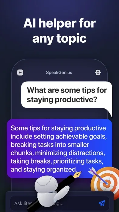 Tangkapan layar AI Chat Assistant • ChatAI Bot