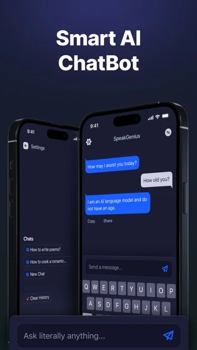 Tangkapan layar AI Chat Assistant • ChatAI Bot