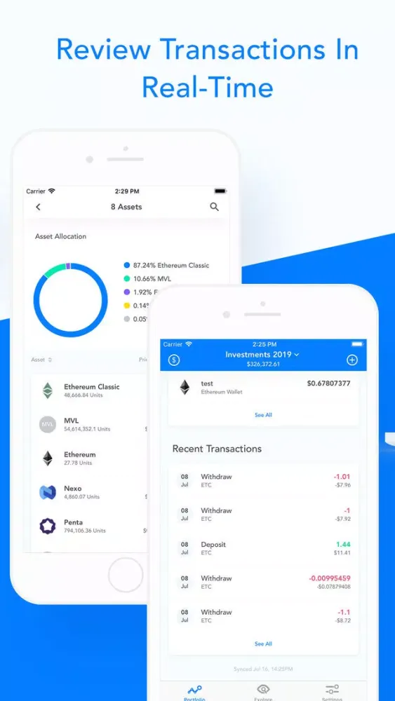 Blox Crypto Portfolio Tracker স্ক্রিনশট