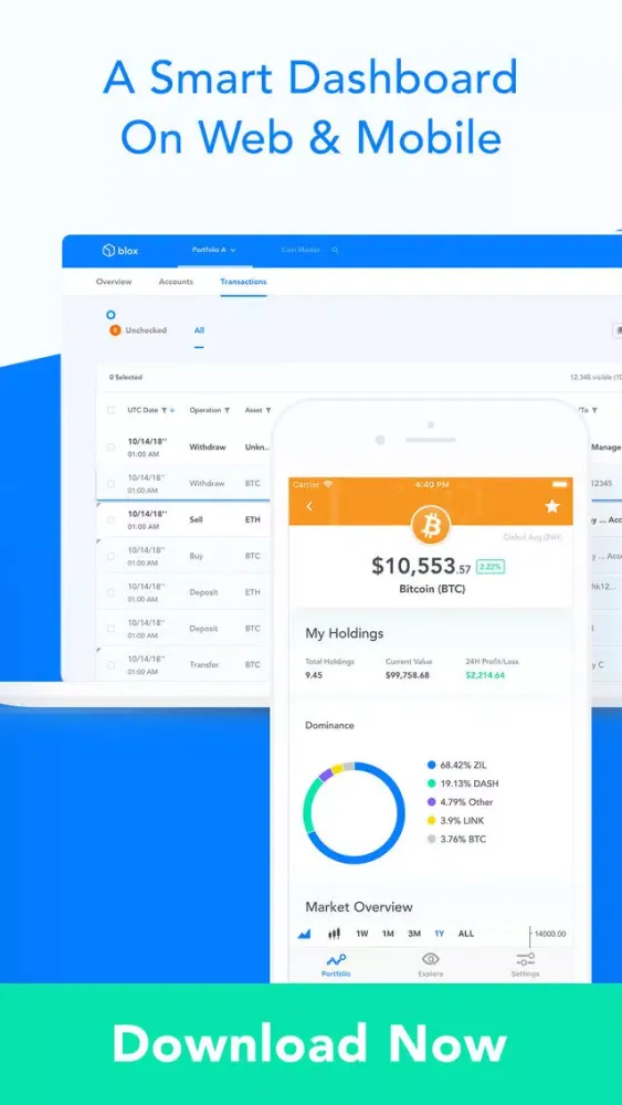 Blox Crypto Portfolio Tracker স্ক্রিনশট