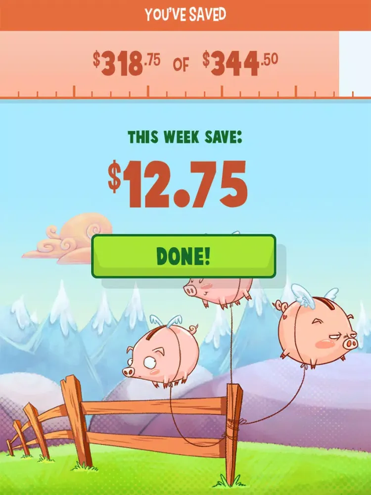 Pork Chop's Savings Challenge iPad  Ekran Görüntüleri