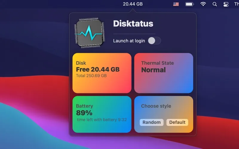 Disktatus應用截圖