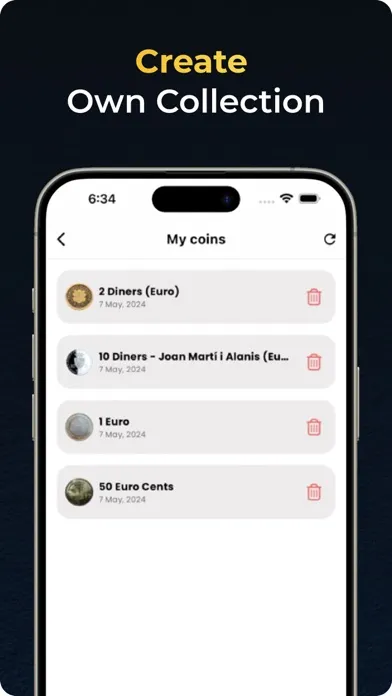 Ảnh chụp màn hình của Coin Identifier - Scan Value