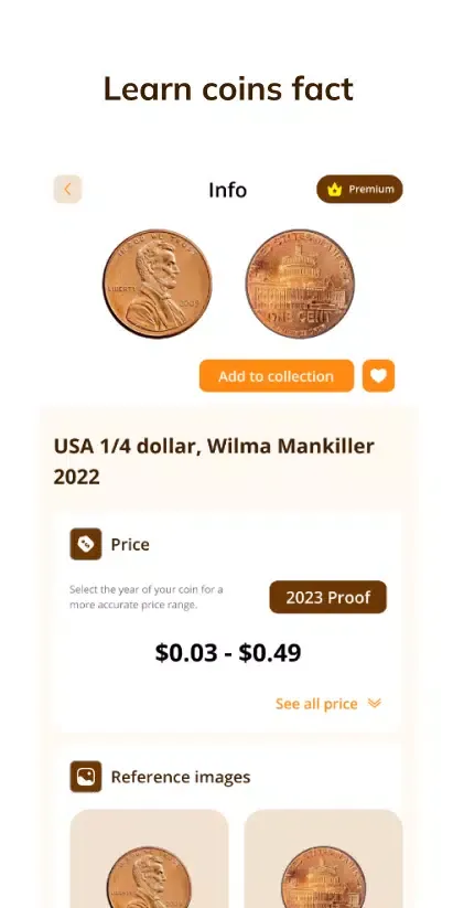 Capturas de pantalla de CoinID - snap & identify coins