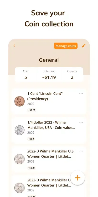 Capturas de pantalla de CoinID - snap & identify coins