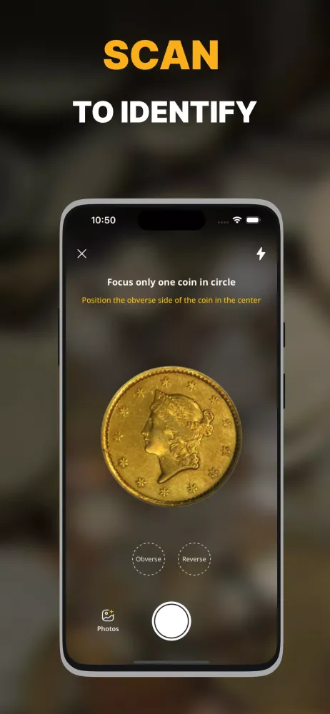 Capturas de pantalla de Coin Identifier Scanner