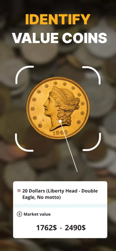 Capturas de pantalla de Coin Identifier Scanner