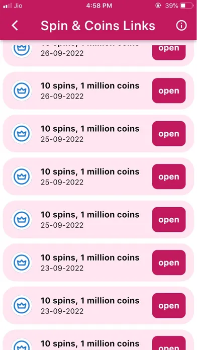Capturas de tela do Spin Reward for CM