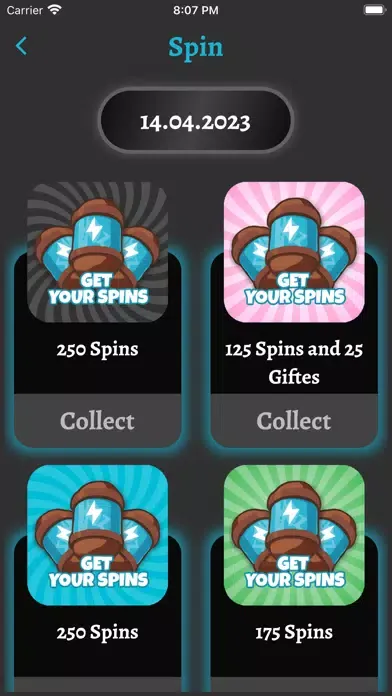 Coin master Spins Link Rewards Screenshots