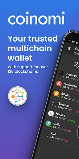 Coinomi: Crypto Bitcoin Wallet سکرین شاٹس