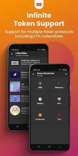 Coinomi: Crypto Bitcoin Wallet سکرین شاٹس