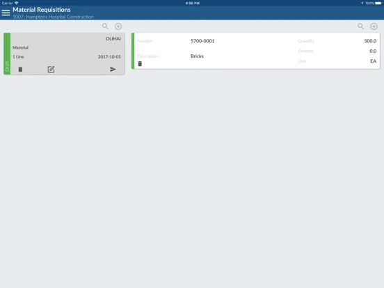 COINS mProcurement iPad  স্ক্রিনশট