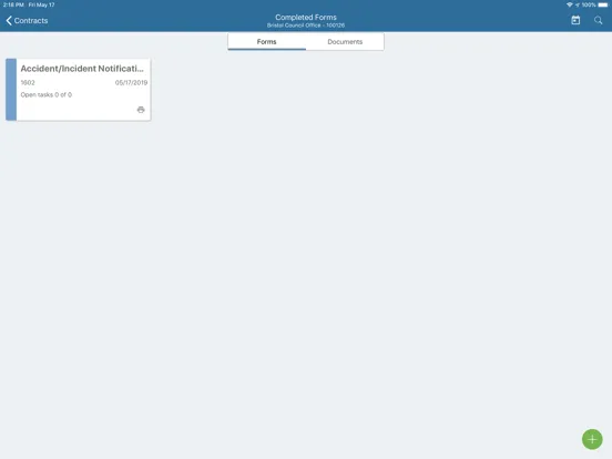 COINS mForms iPad  スクリーンショット