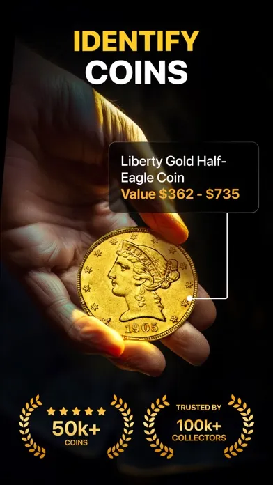 ภาพหน้าจอของ AI Coin identifier