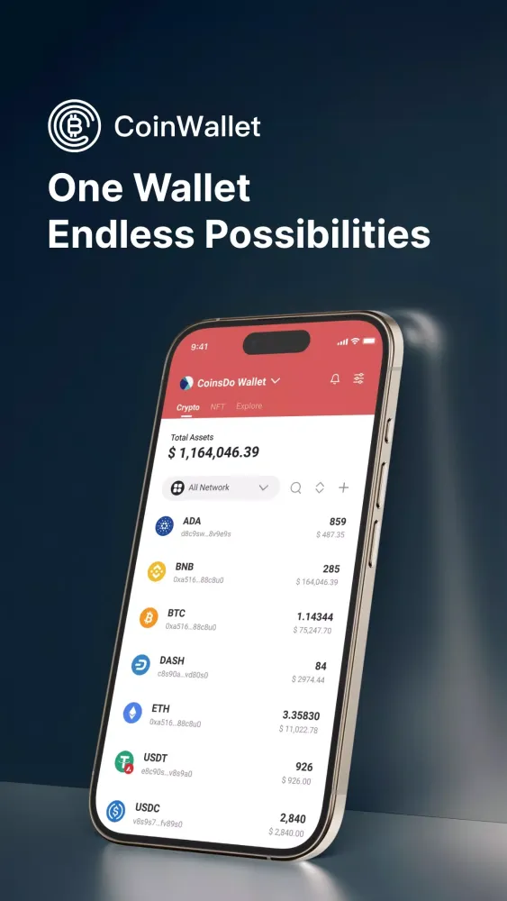 Capturas de pantalla de CoinWallet