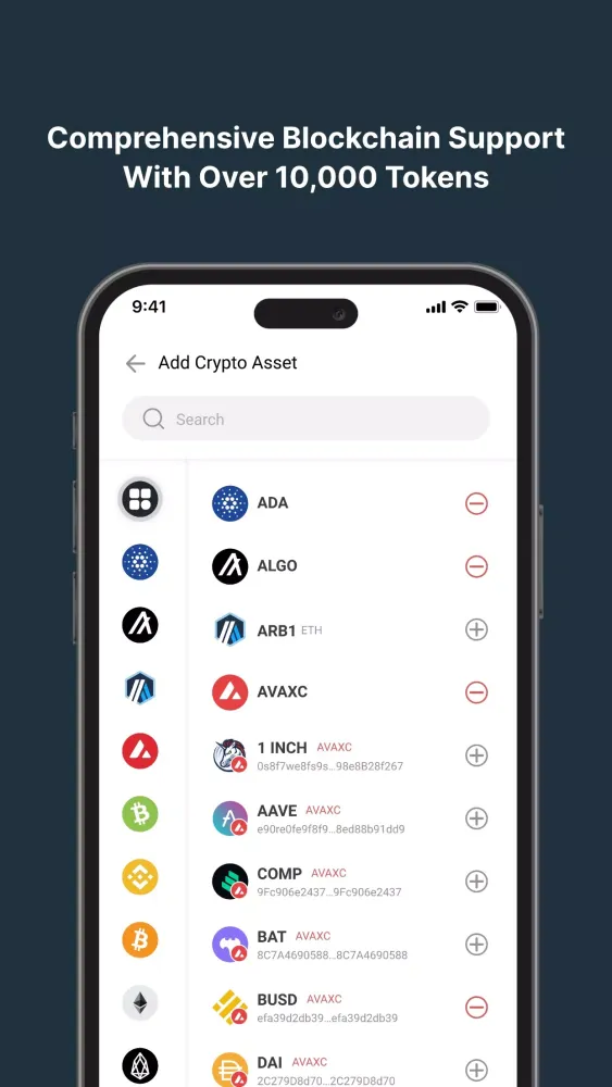 Capturas de pantalla de CoinWallet