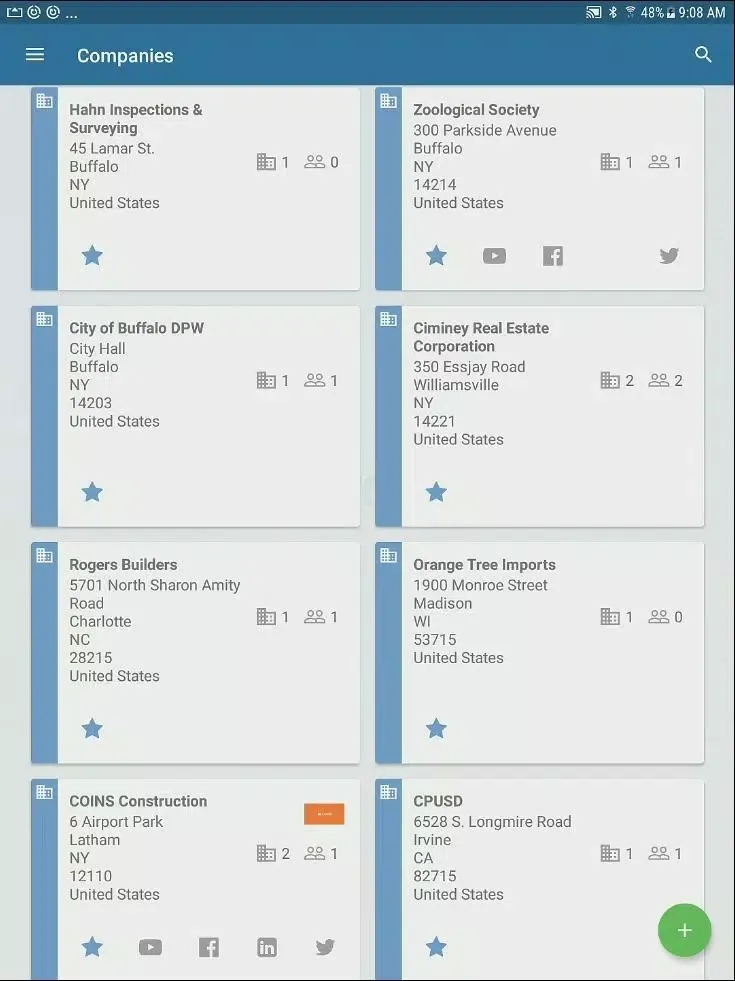 COINS mCRM Screenshots