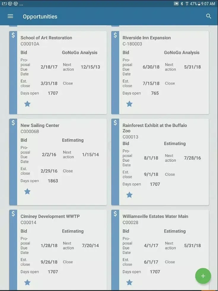 COINS mCRM Screenshots