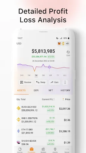 Ảnh chụp màn hình của CoinStats - Crypto Portfolio