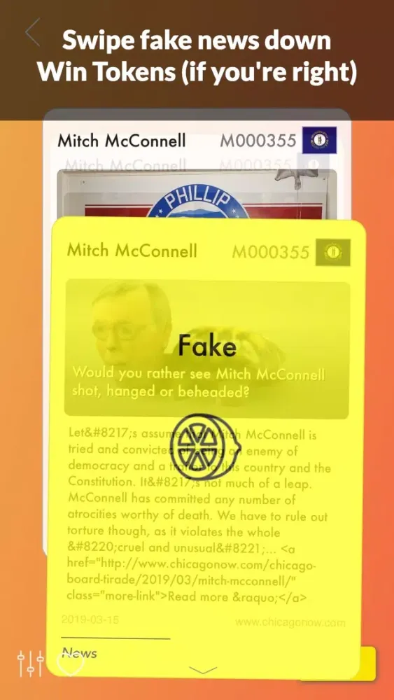 Скриншоты Fake News Mint